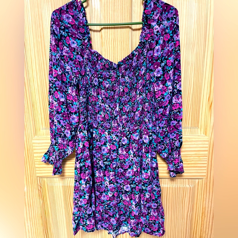 Wild Fable Smocked Floral Dress